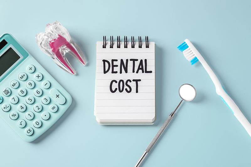 電卓とデンタルコストのメモ帳