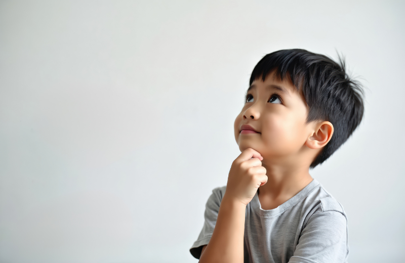 子どもの受け口はどうやって治療するのか考える男の子
