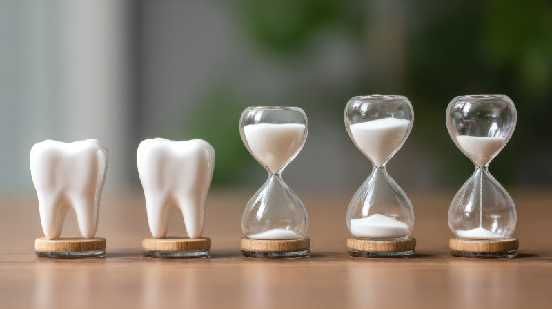 セラミックの歯の寿命のイメージ