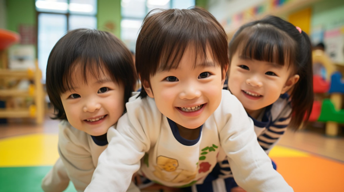 笑顔の子どもたち